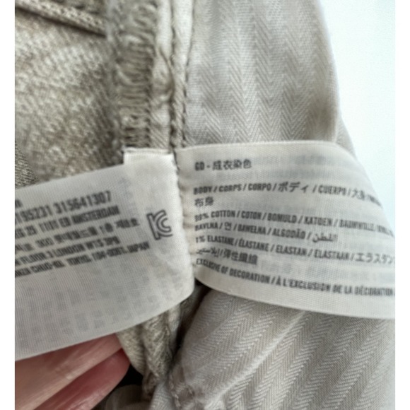Abercrombie & Fitch Jeans Women Sz 28/6L Beige Tan 90s Relaxed Ultra-Rise 28x31 - Picture 6 of 11